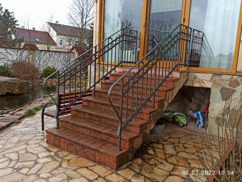 Mariánské Radčice Zábradlí schodů VacekVladimir.cz